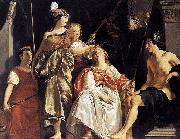Abraham van den Tempel Minerva Crowns the Maid of Leiden USA oil painting artist